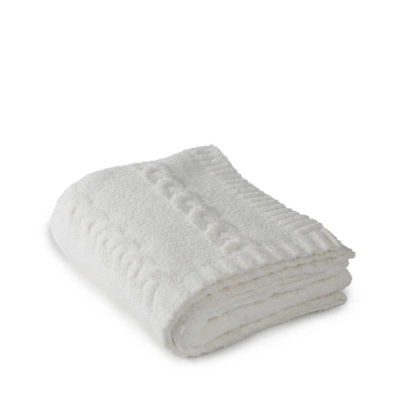 BAREFOOT DREAMS CozyChic Heathered Cable Blanket