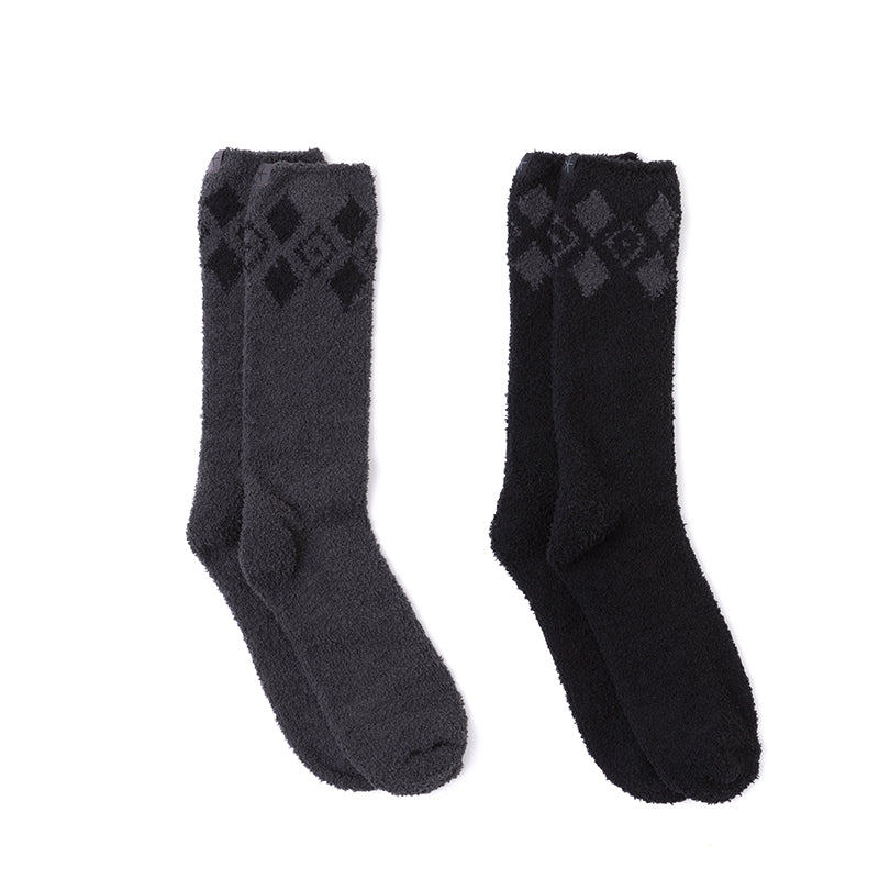 barefoot-dreams-aztec-socks-2-pair-dusk-black