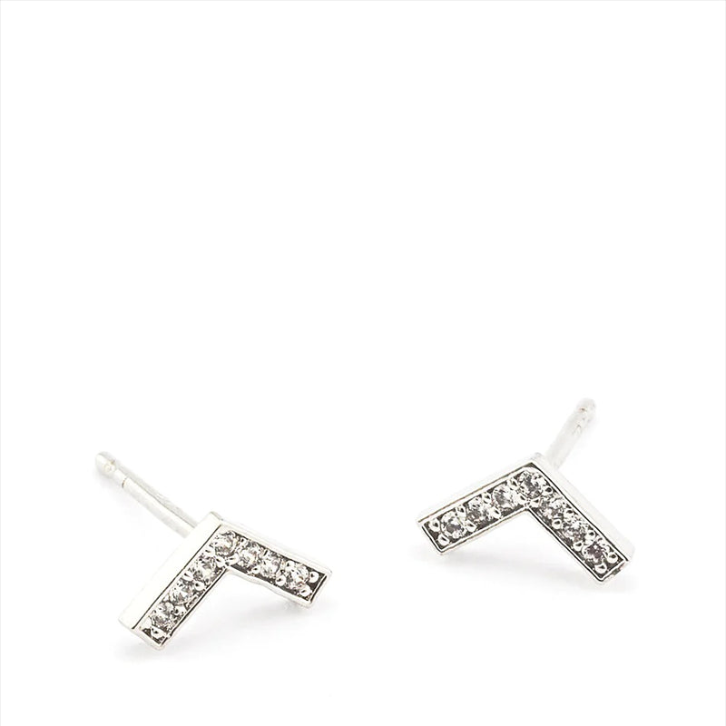 tai-rittichai-pave-chevron-post-earring-silver