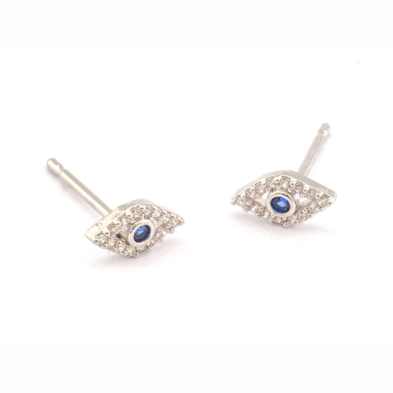 Evileye Silver Earrings -Buy latest earrings Online — KO Jewellery