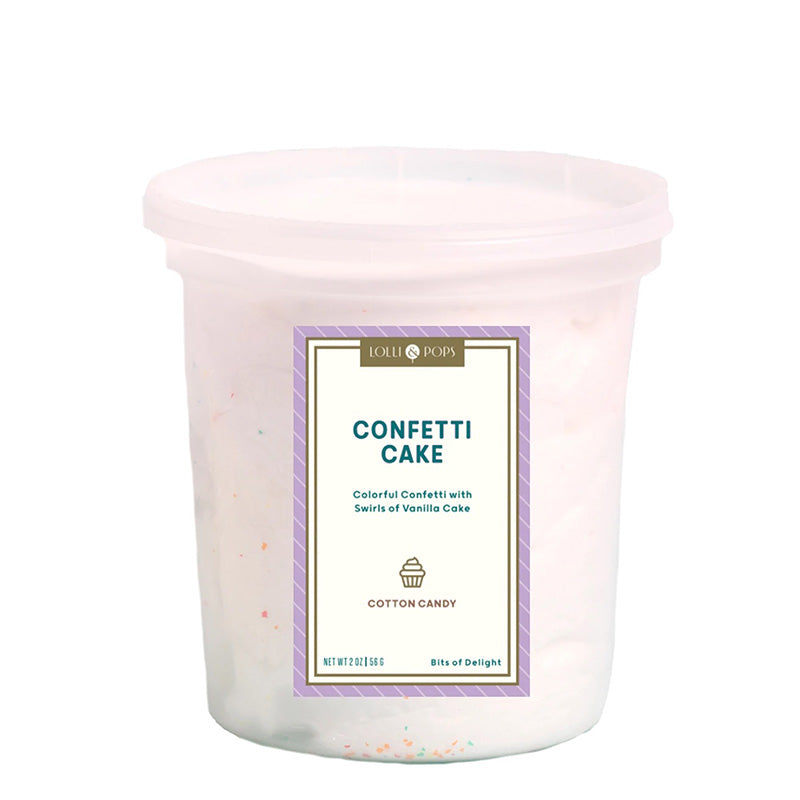 LOLLI & POPS | Confetti Cake Cotton Candy