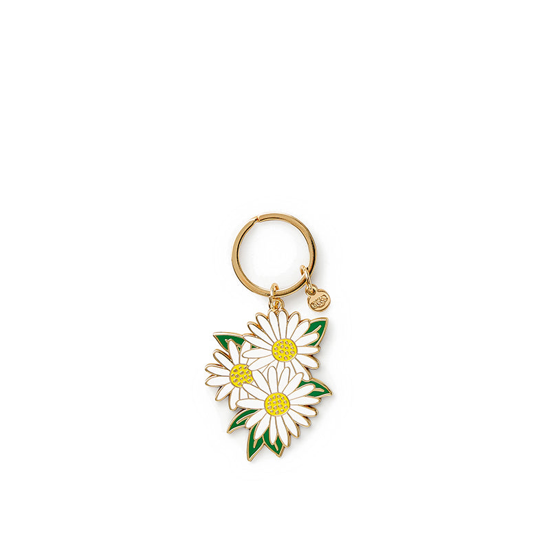 rifle-paper-co-daisies-keychain