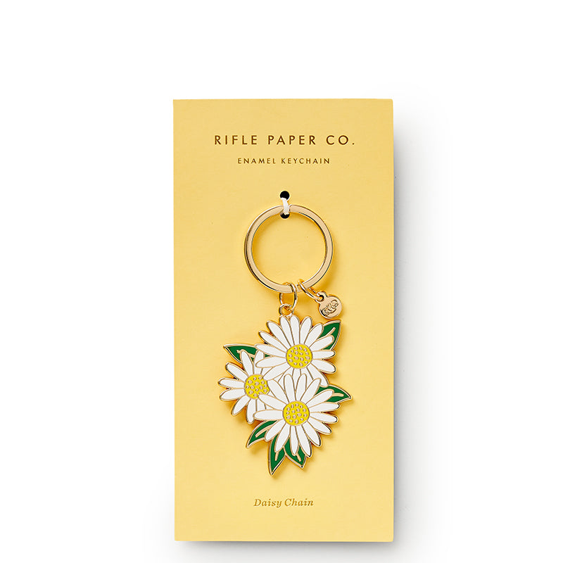 rifle-paper-co-daisies-keychain-package