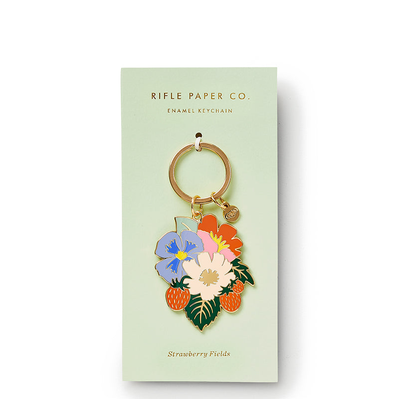 rifle-paper-co-strawberry-fields-keychain-package