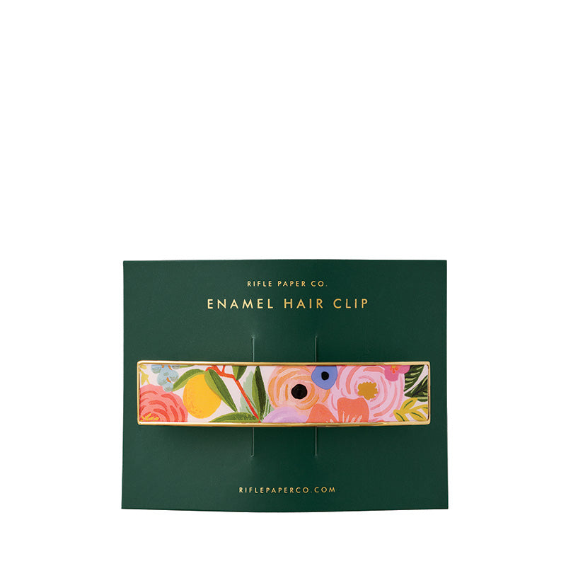 rifle-paper-garden-party-enamel-hair-clip-packaged