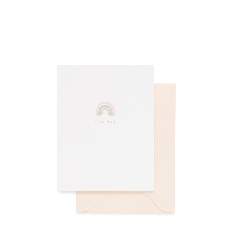 SUGAR PAPER | Rainbow, Love You Card