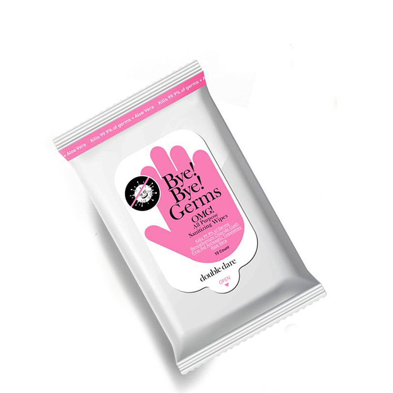 DOUBLE DARE | Bye! Bye! Germs OMG! All Purpose Sanitizing Wipes
