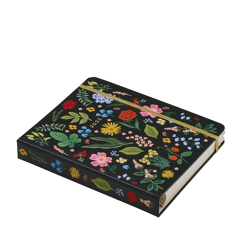 rifle-paper-2023-17-month-planner-botanical-covered-spiral-binding