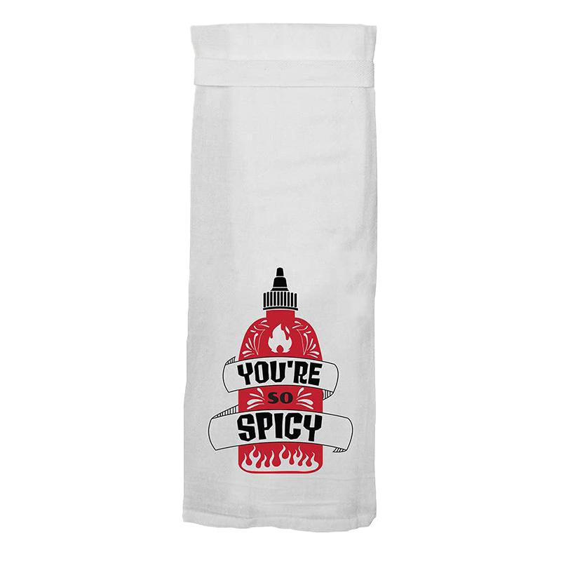 TWISTED WARES | You're So Spicy Kitchen Tea Towel