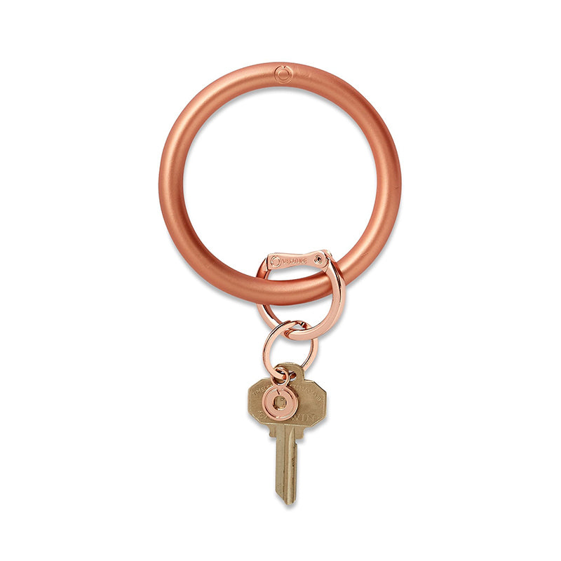 O-VENTURE | Big O Key Ring -  Rose Gold Solid