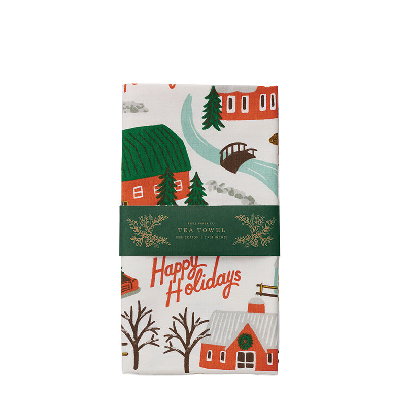 rifle-paper-co-christmas-tree-farm-tea-towel-packaged