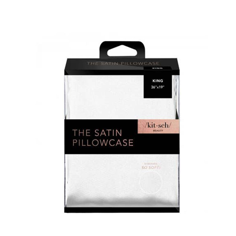 KITSCH | Satin Pillowcase - Ivory