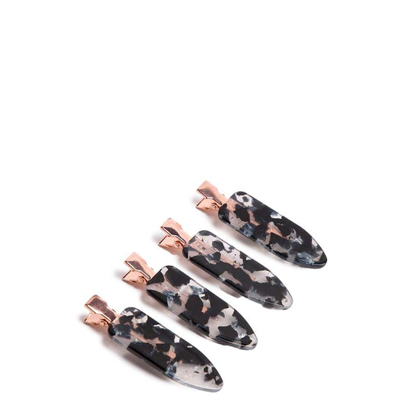 kitsch-black-terrazzo-creaseless-clips-4-pc-set