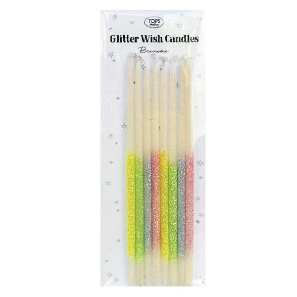 TOPS MALIBU | Glitter Wish Candles - Pastel
