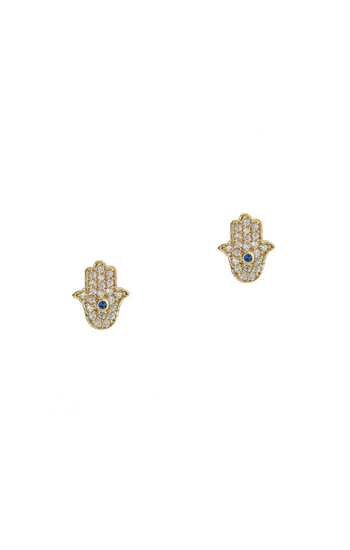 tai-rittichai-pave-mini-hamsa-earrings-gold