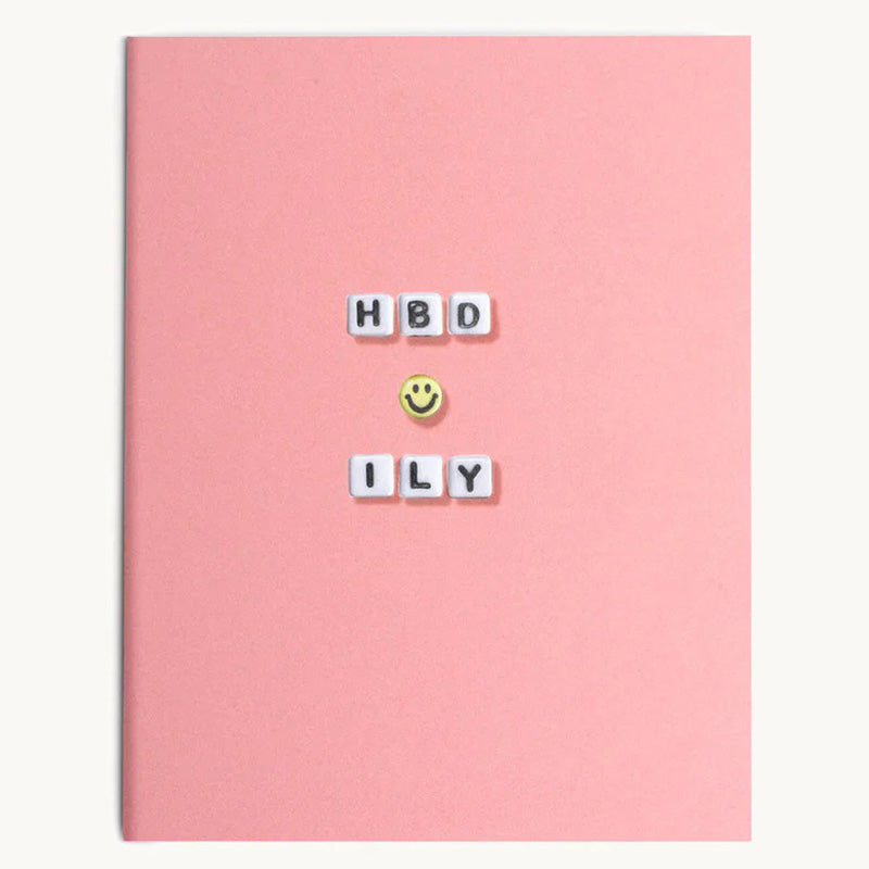 LITTLE WORDS PROJECT | HBD ILY Card