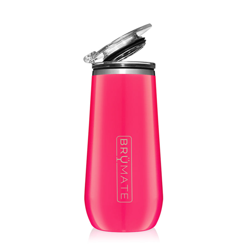 BRUMATE  Champagne Flute - Neon Pink