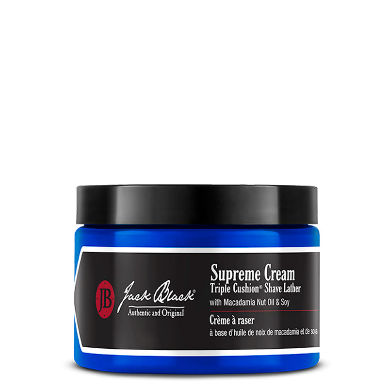 JACK BLACK | Supreme Cream Triple Cushion Shave Lather
